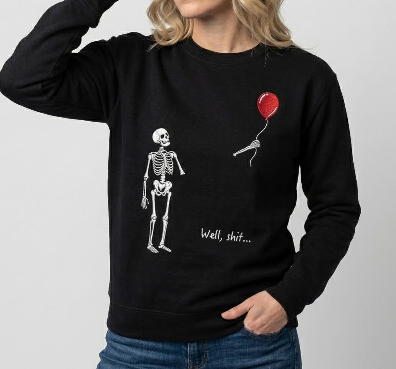 Well Shit Sweatshirt photo 2