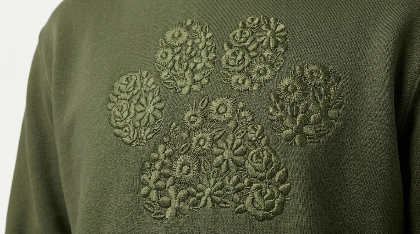 Floral Paw Print photo 2